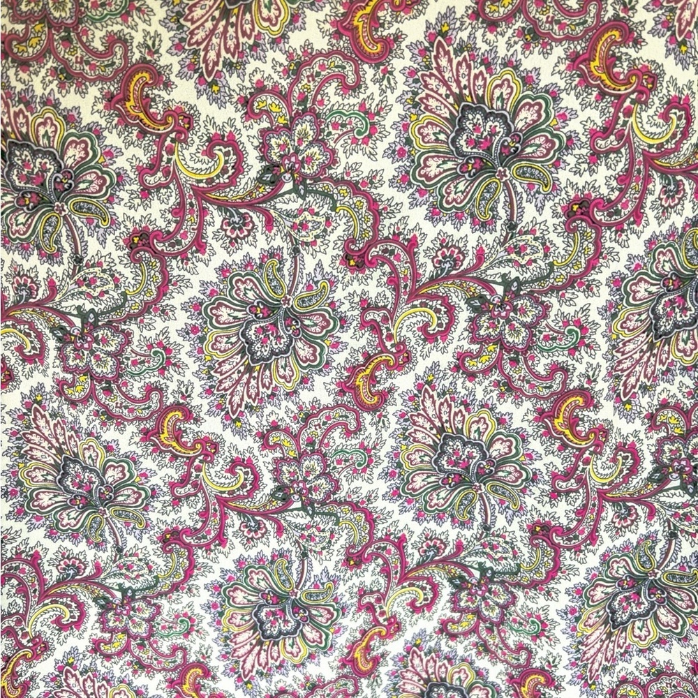 🤎 J.CREW Women's Paisley Print Top - Colorful Sz S - Picture 6 of 8